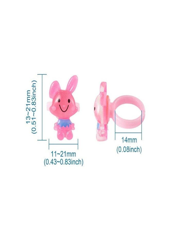 BAKEFY- 36 piece ring Kids Girls Adjustable Hand Finger Ring In Heart Shape Box- Pack Of 36 - Image 4